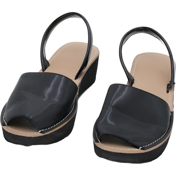 Kenneth Cole Reaction Black Slingback Slide Sandals Women's US 8 - Picture 5 of 6